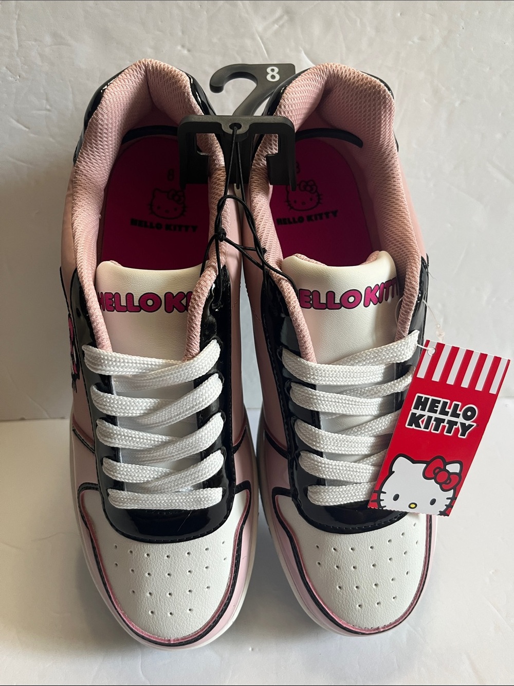 NWT Hello Kitty by Sanrio Casual Court sneakers - Pink, White & Black Low-Tops